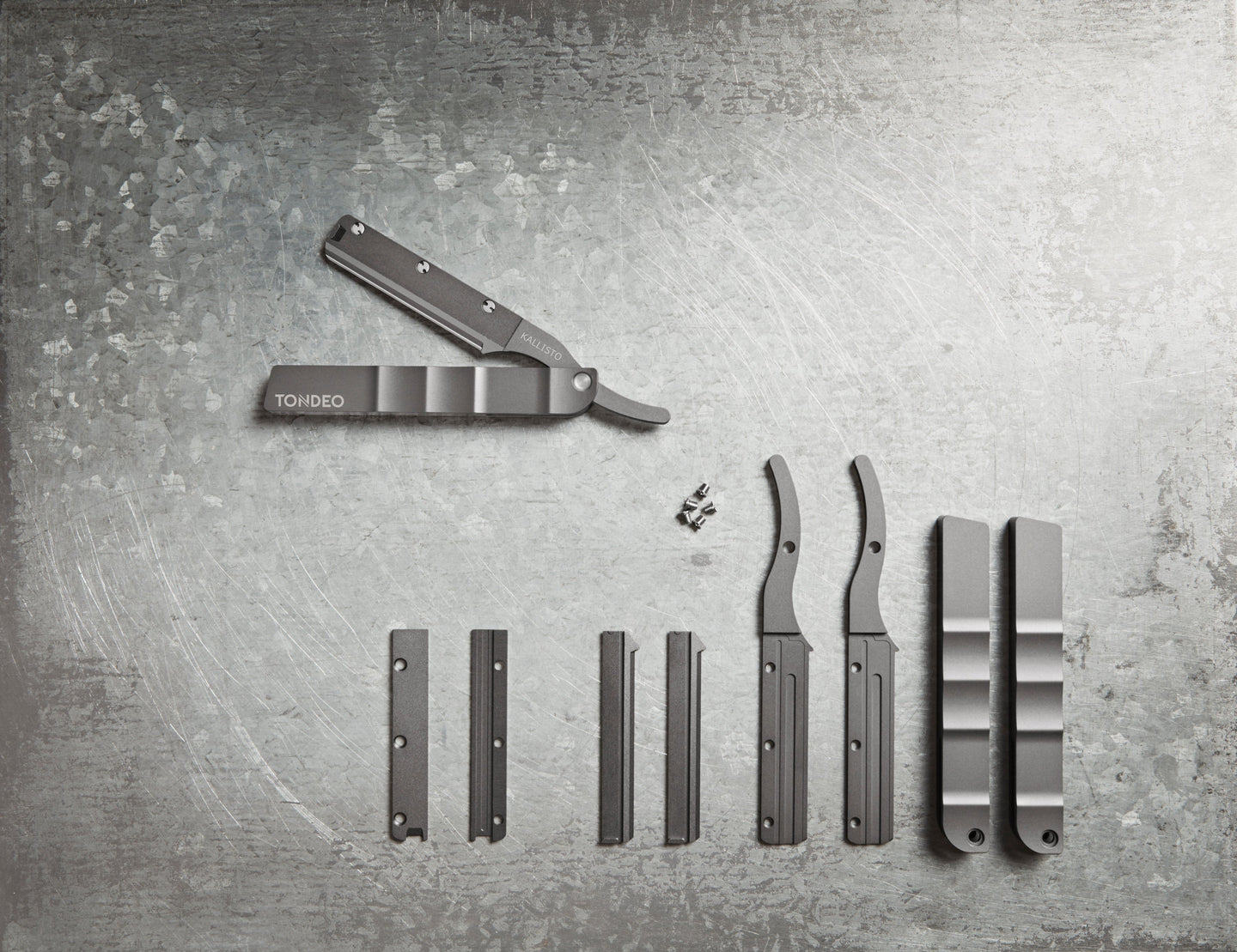 Tondeo Kallisto Razor - Grey includes 10 blades