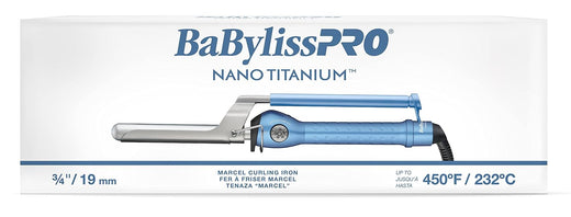 BaBylissPRO Nano Titanium 3/4" Marcel Curling Iron