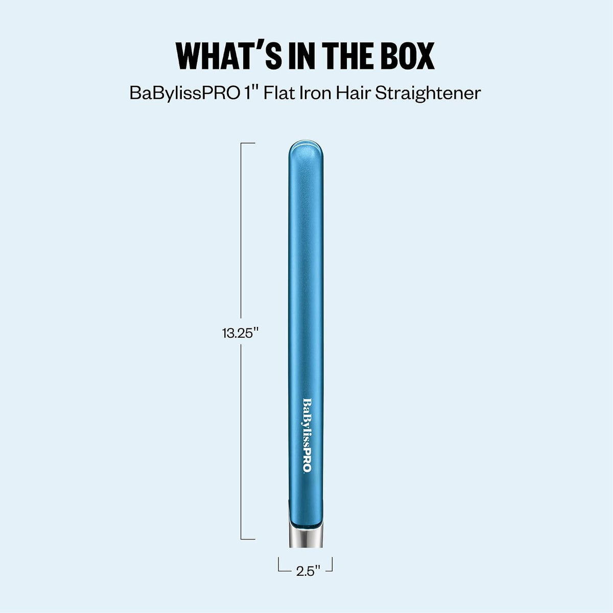 BaBylissPRO Nano Titanium 1" Ultra-Sleek Straightening Iron