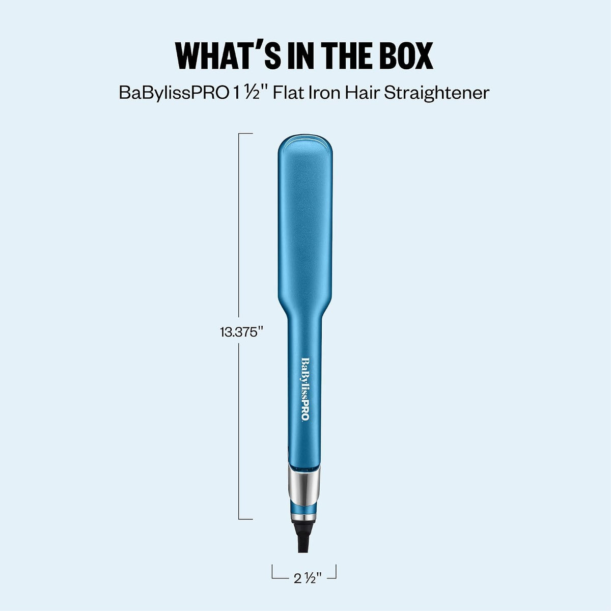 BaBylissPRO Nano Titanium 1.5" Ultra-Sleek Straightening Iron