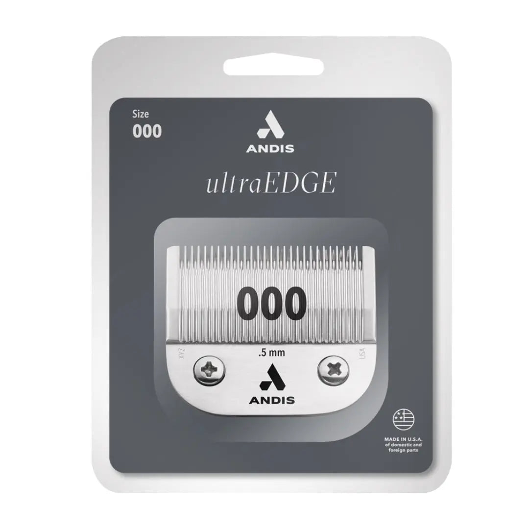 Andis 64073 UltraEdge Detachable Clipper Blade, 0.5mm - Carbonized Steel