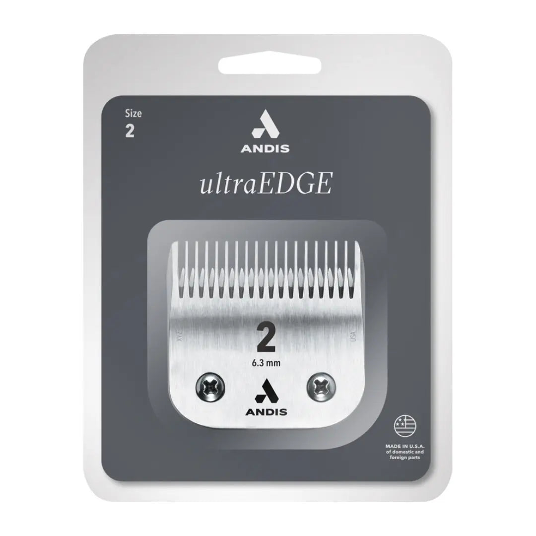 Andis 64078 UltraEdge Carbon-Infused Detachable Clipper Blade – Size 2, 1/4-Inch Cut Length