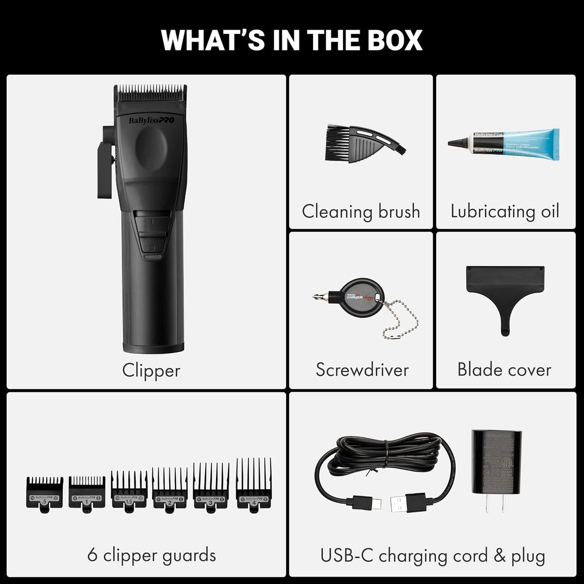 BaBylissPRO COREFX Clipper (Black)