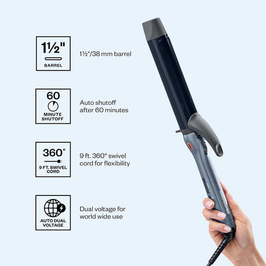 BaBylissPRO The PrecisionGrip 1 1/2" Curling Iron