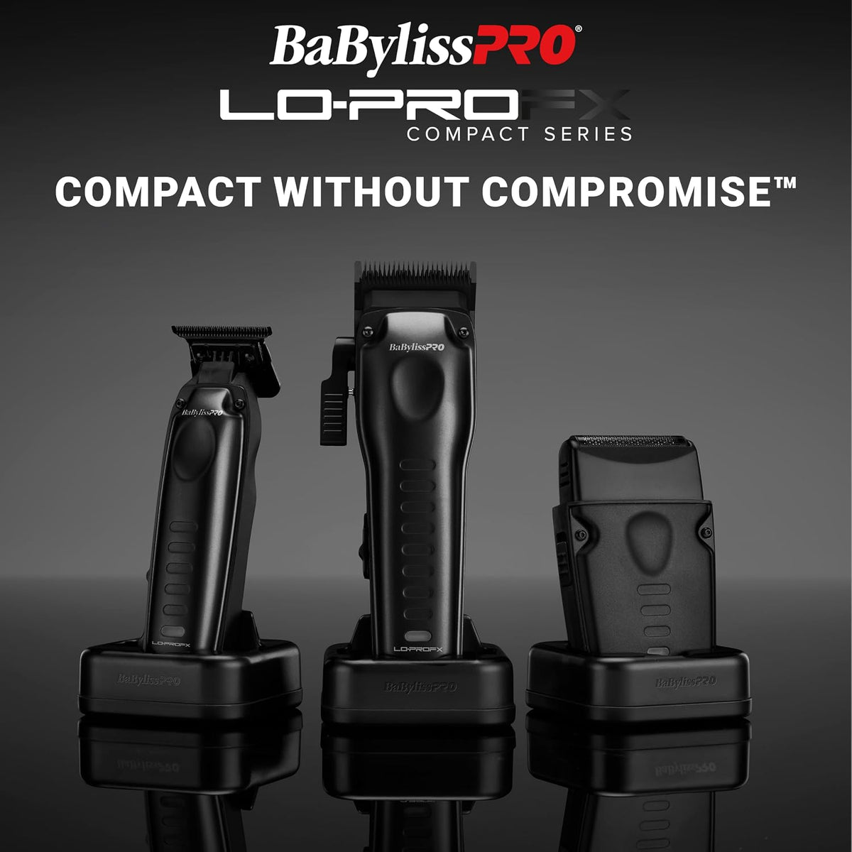 BaBylissPRO Compact LO-PROFX Shaver (Black)