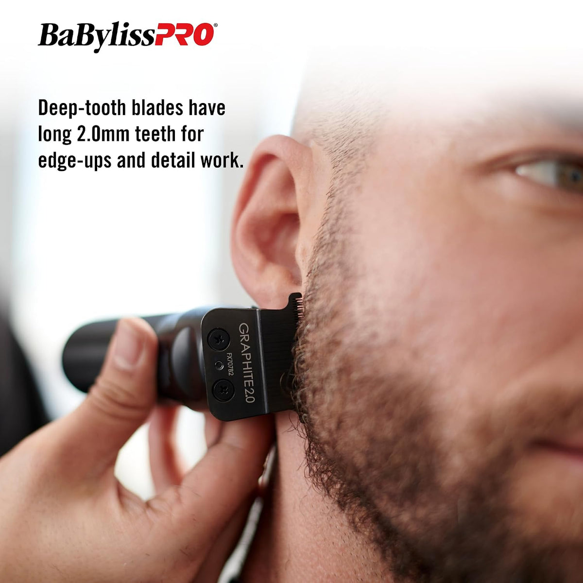 BaBylissPRO Replacement Black Graphite Deep Tooth T-Blade