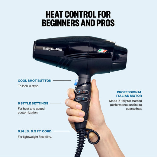 BaBylissPRO Rapido Dryer (Black)