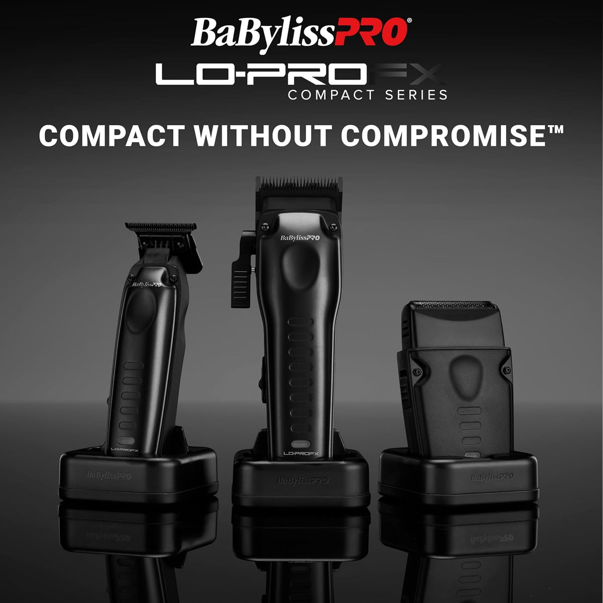 BaBylissPRO Compact LO-PROFX Trimmer (Black)