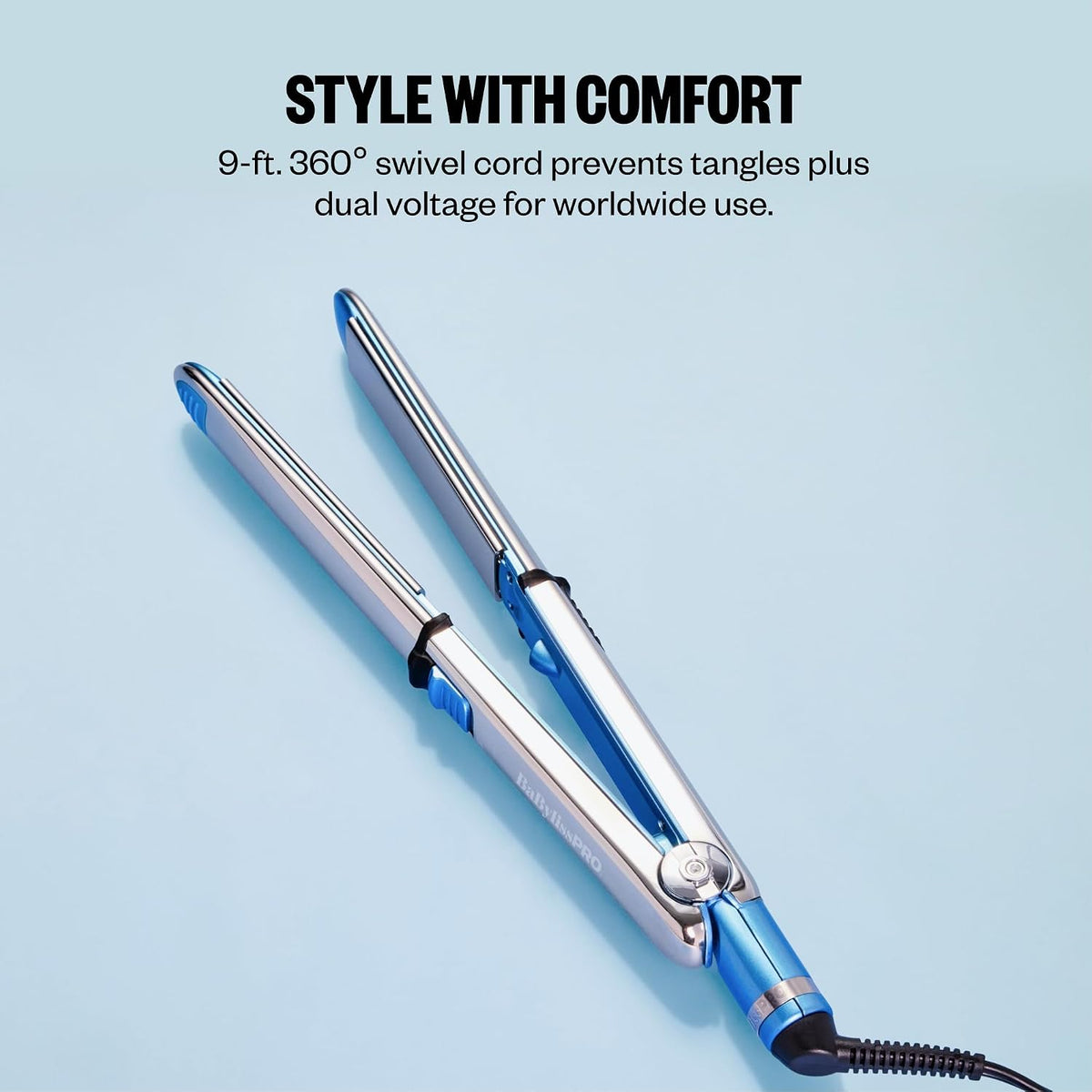 BaBylissPRO Nano Titanium Prima3100 1" Ionic Styling Iron