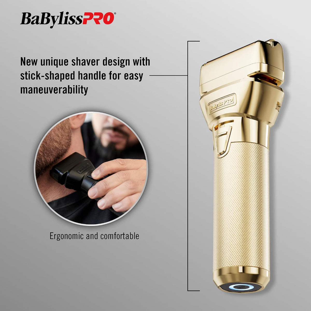 BaBylissPRO FXONE™ GOLDFX Double Foil Shaver