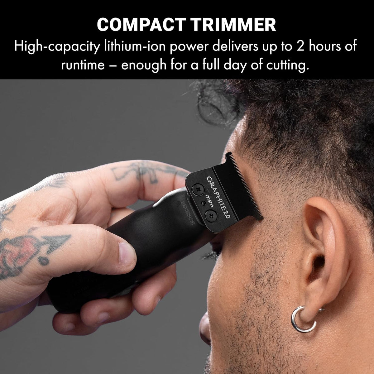 BaBylissPRO Compact LO-PROFX Trimmer (Black)