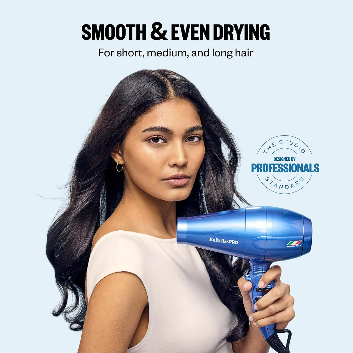 BaBylissPRO Nano Titanium Portofino Full-Size Dryer (Blue)