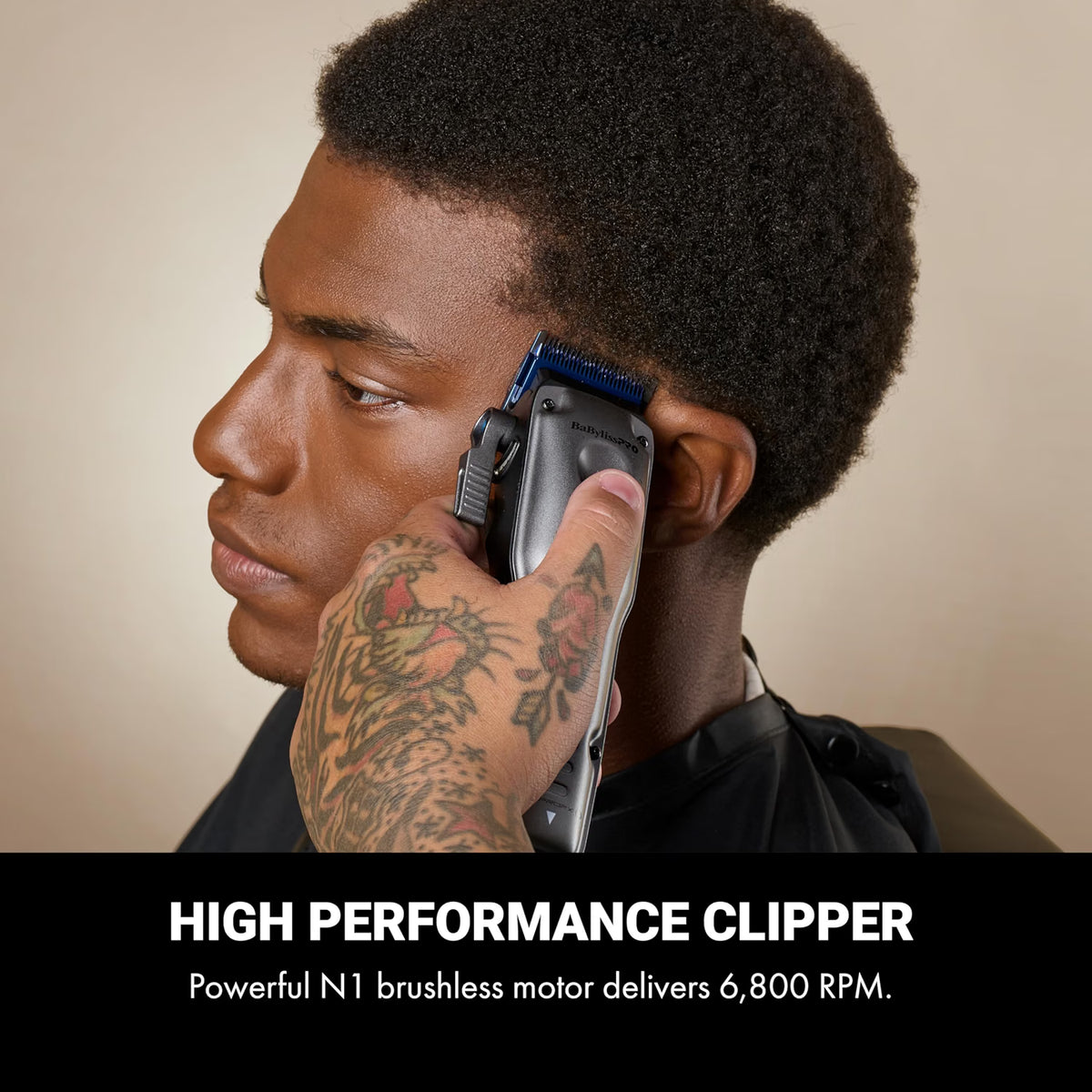 BaBylissPRO FXONE Lo-ProFX High Performance Clipper (Silver)