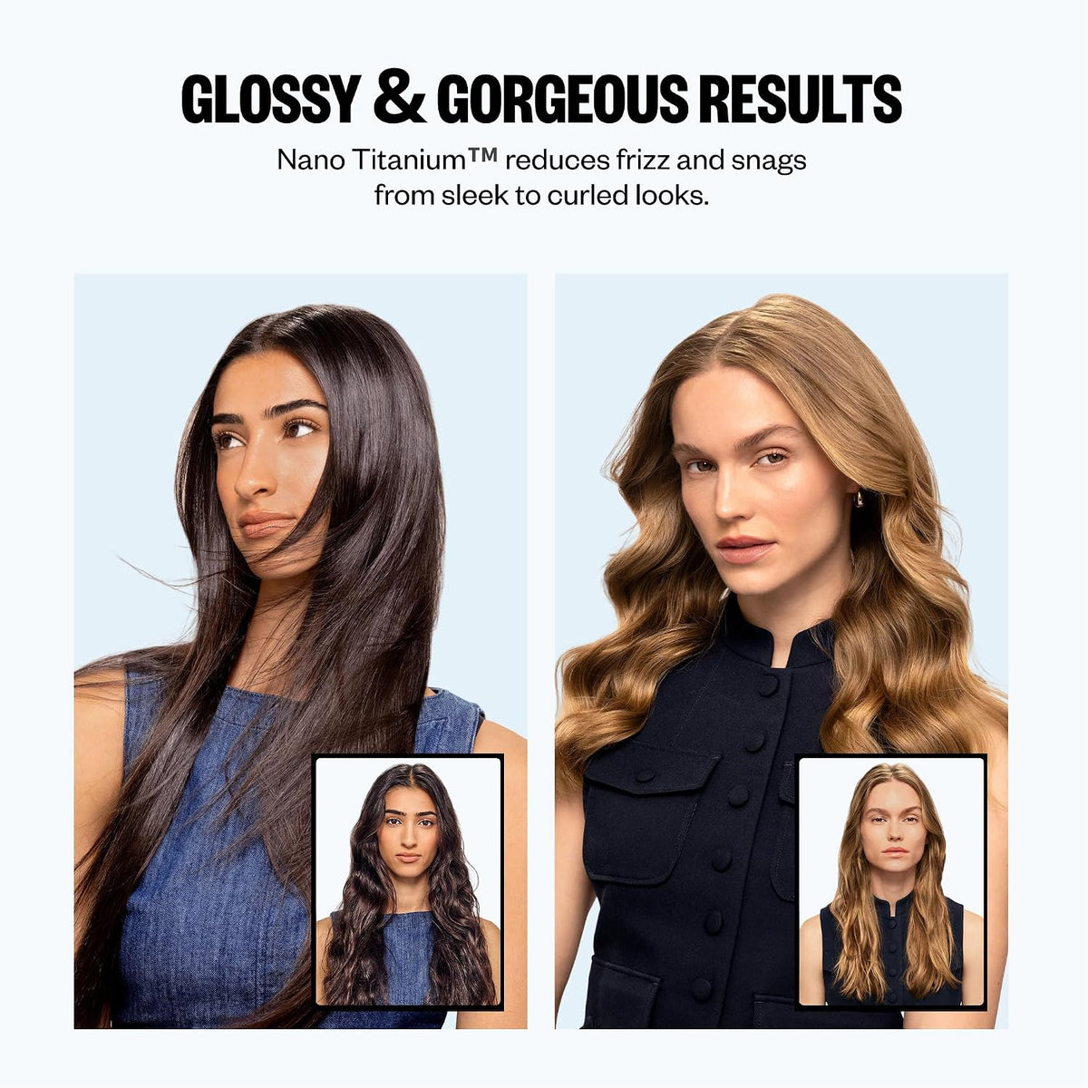 BaBylissPRO Nano Titanium Prima3100 1" Ionic Styling Iron