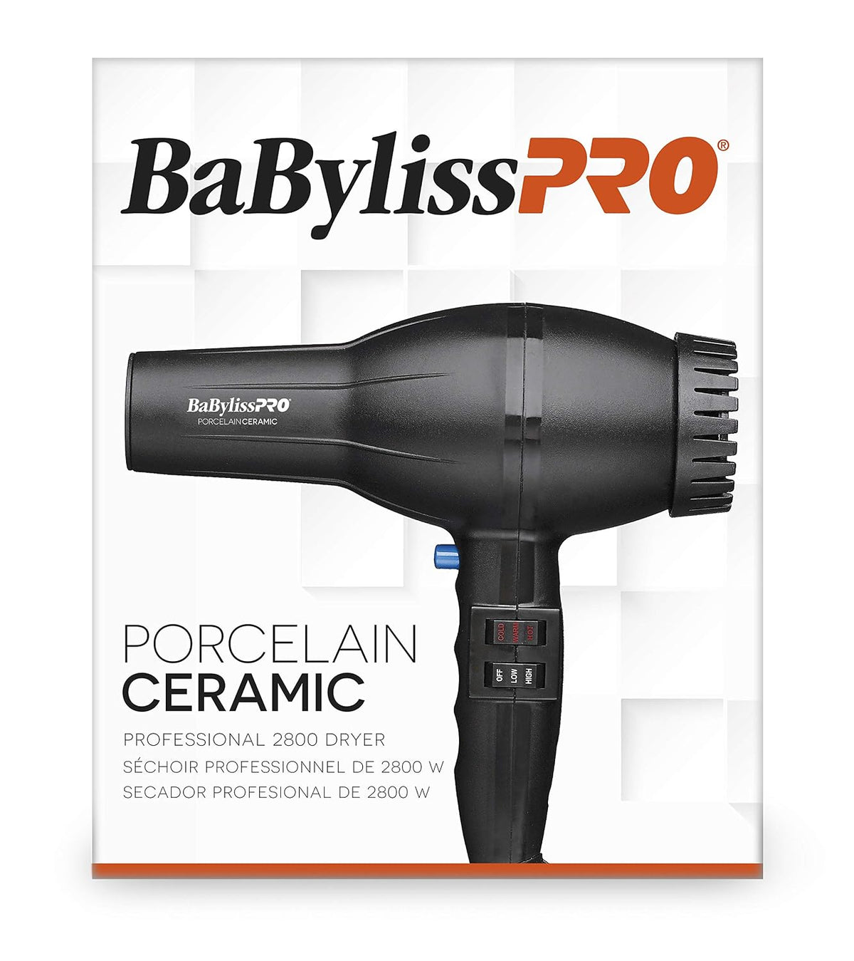 BaBylissPRO Porcelain Ceramic 2800 Dryer
