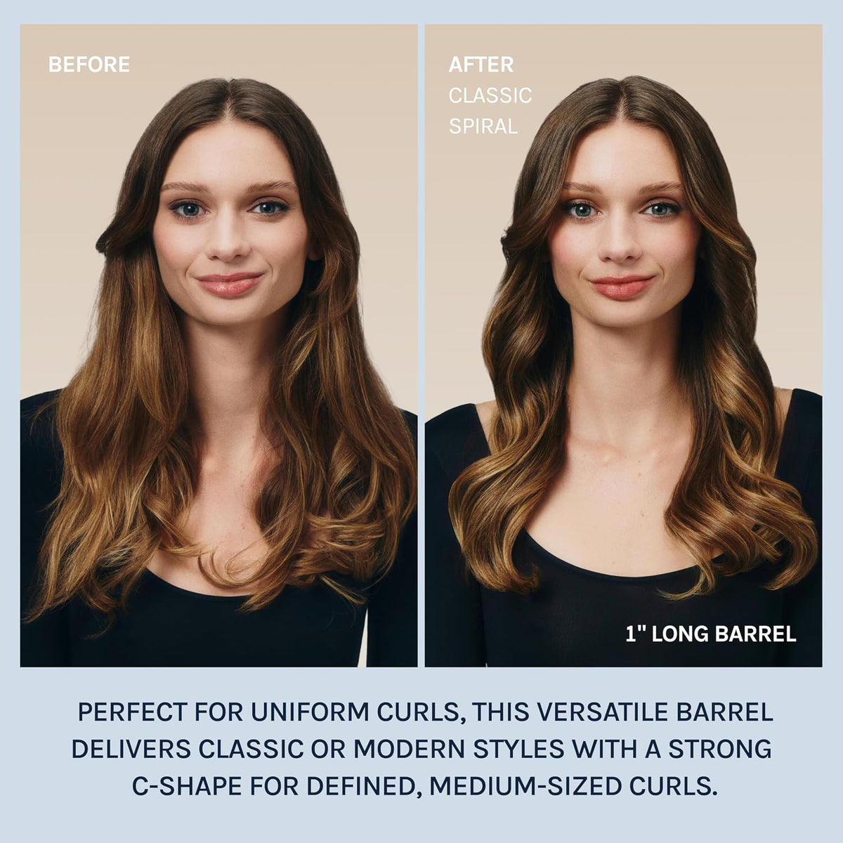 Bio Ionic Long Barrel Curling Iron 1"