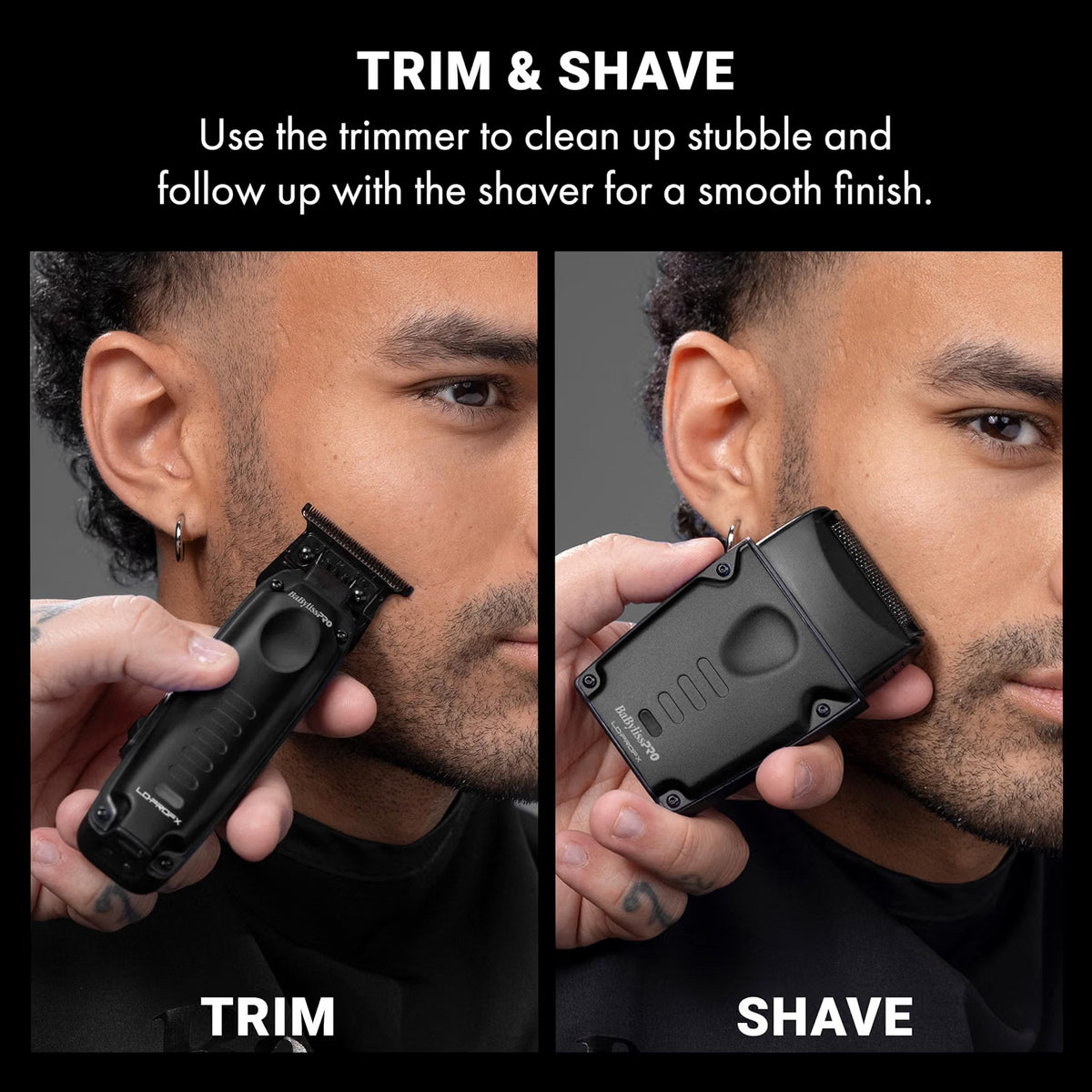 BaBylissPRO LO-PROFX Compact Series Trimmer & Shaver (Black)