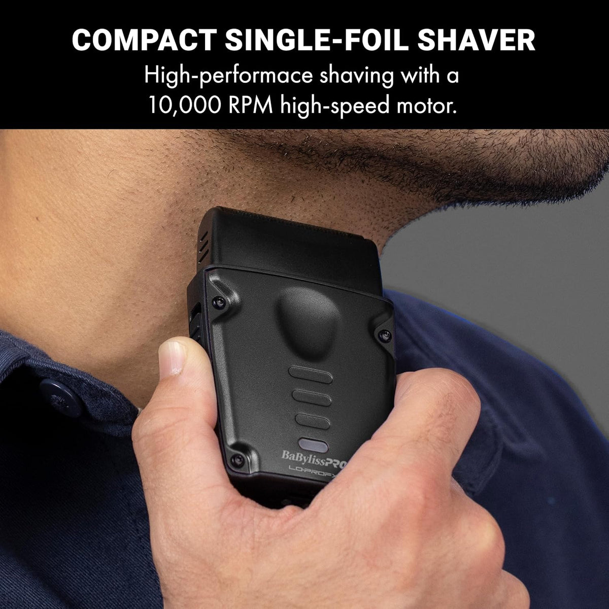BaBylissPRO Compact LO-PROFX Shaver (Black)