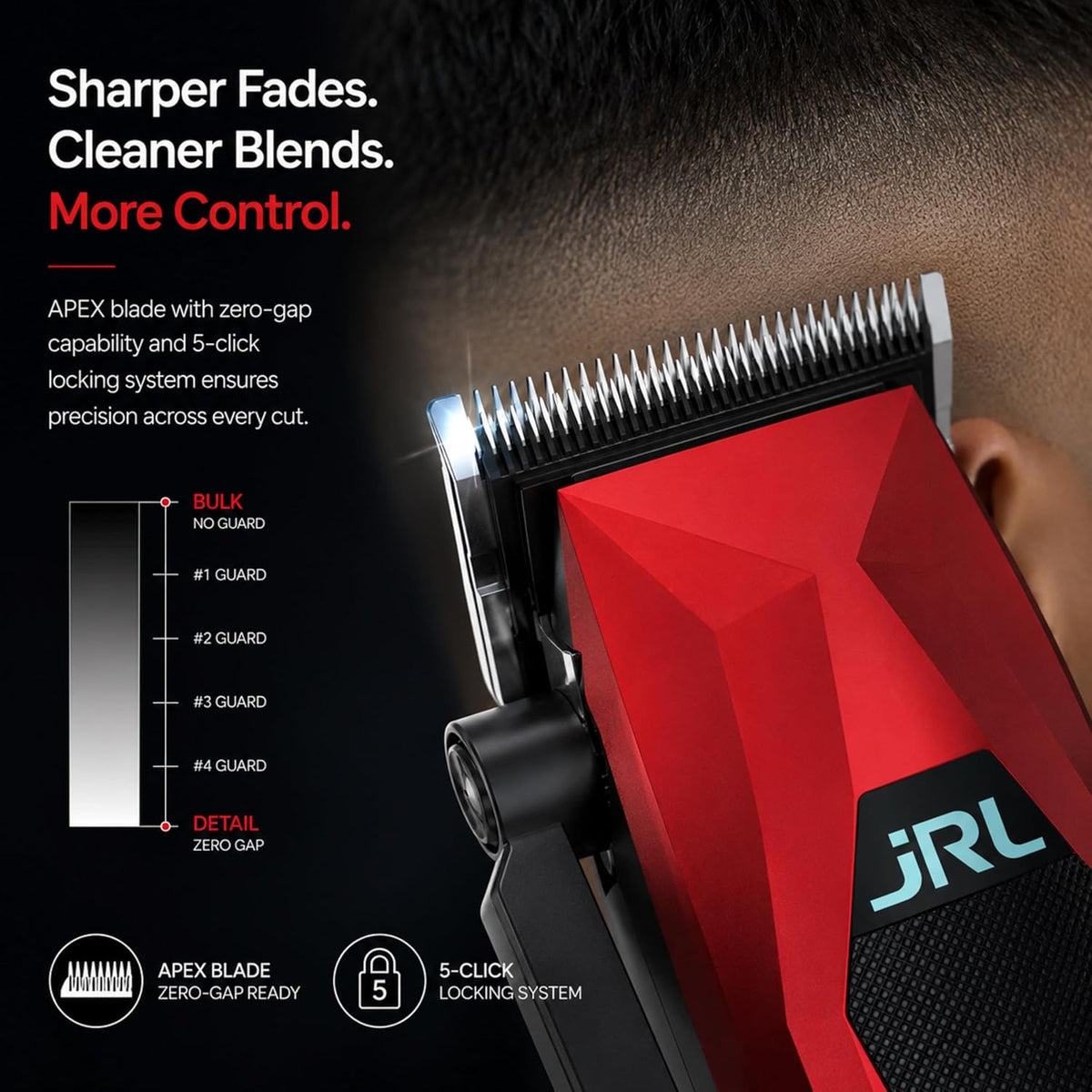 JRL 3000C Compact Clipper (Red)