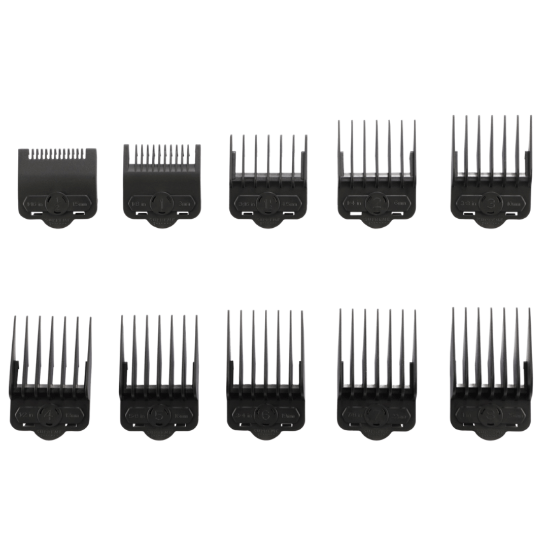 Supreme Trimmer Magnetic & Clip Guards for Clippers CMG100