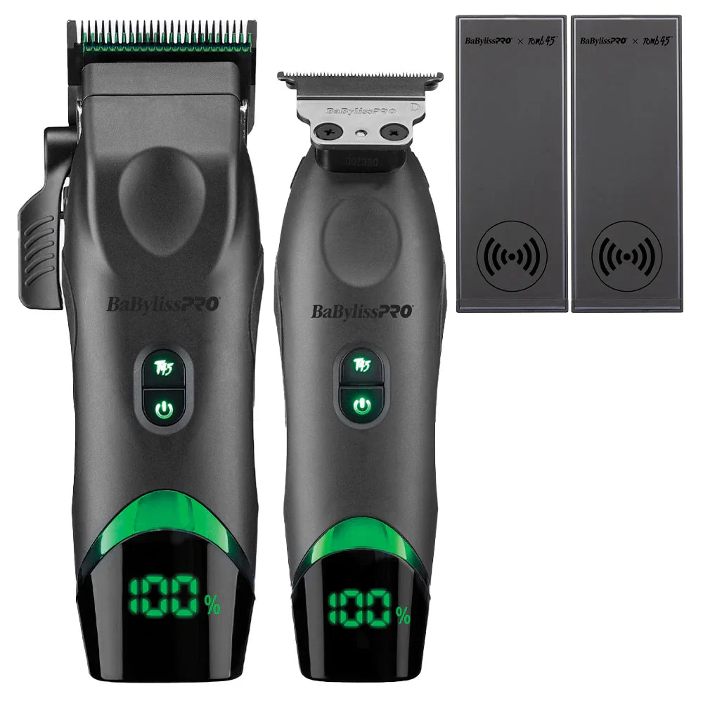 BaBylissPRO x Tomb45® Wireless-Charging Clipper & Trimmer