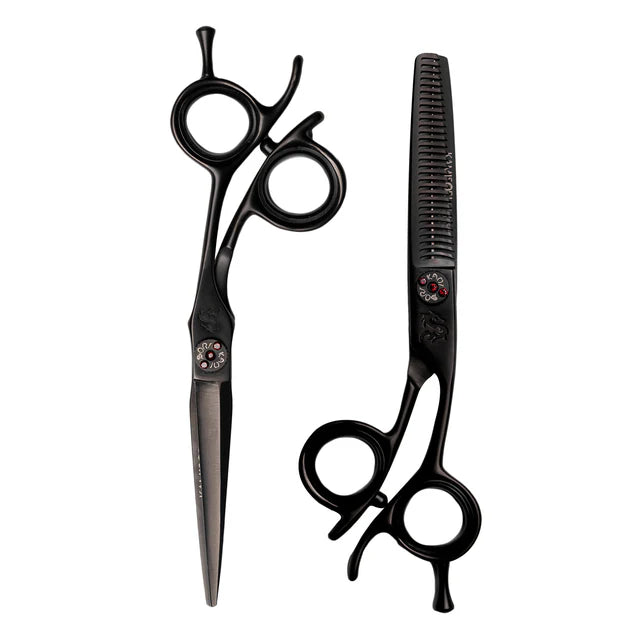 Kamisori Black Diamond III Professional Haircutting Shear Set