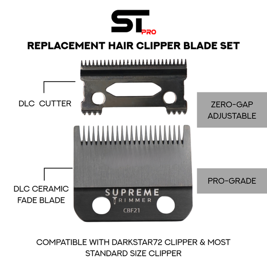 Supreme Trimmer Fade Blade for DarkStar Clipper-CBF21