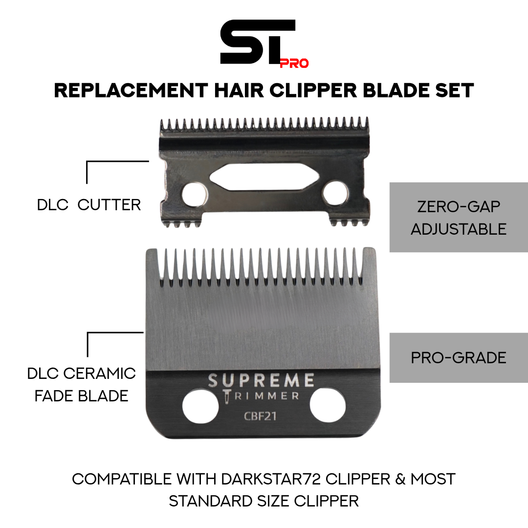 Supreme Trimmer Fade Blade for DarkStar Clipper-CBF21