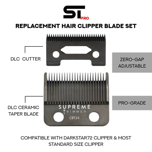 Supreme Trimmer Taper Blade for DarkStar Clipper-CBT24