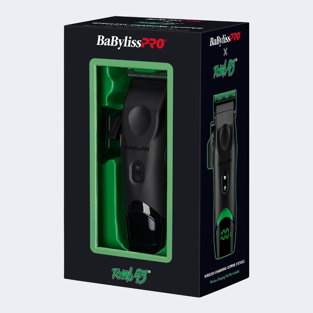 BaBylissPRO x Tomb45® Wireless-Charging Clipper & Trimmer