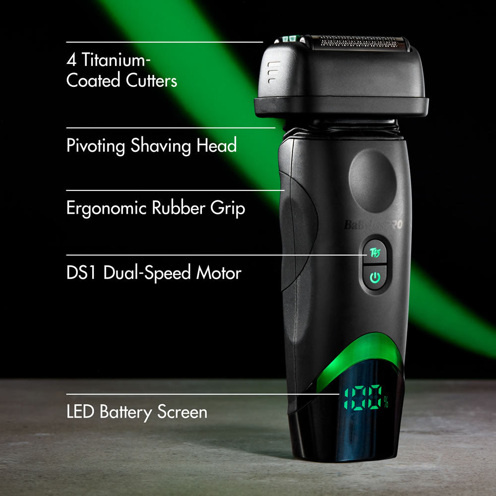 BaBylissPRO x Tomb45 Wireless Charging Foil Shaver (Black)