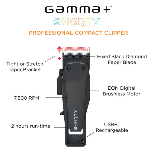 Gamma+ Shorty Cordless Clipper