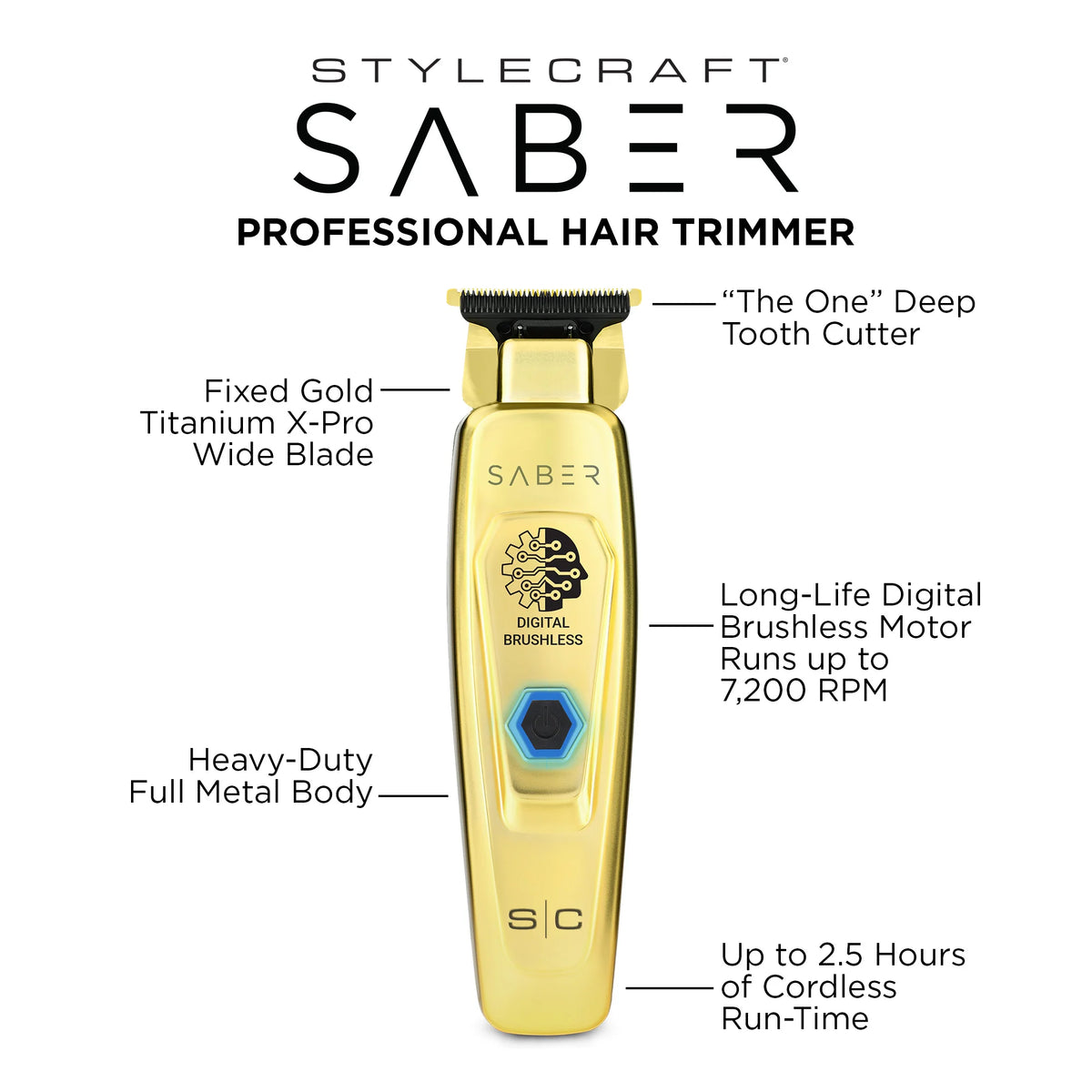 StyleCraft Saber Trimmer (Gold)