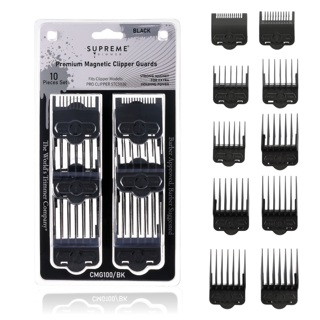 Supreme Trimmer Magnetic & Clip Guards for Clippers CMG100
