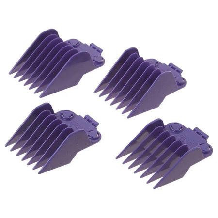 Andis 01415 Master Dual Magnet Large Comb Set - 4 Sizes, Purple