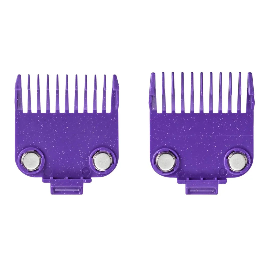 Andis 561002 OG Master Dual Magnet Clipper Guard Set, 2-Pack - Purple