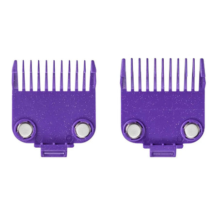 Andis 561002 OG Master Dual Magnet Clipper Guard Set, 2-Pack - Purple