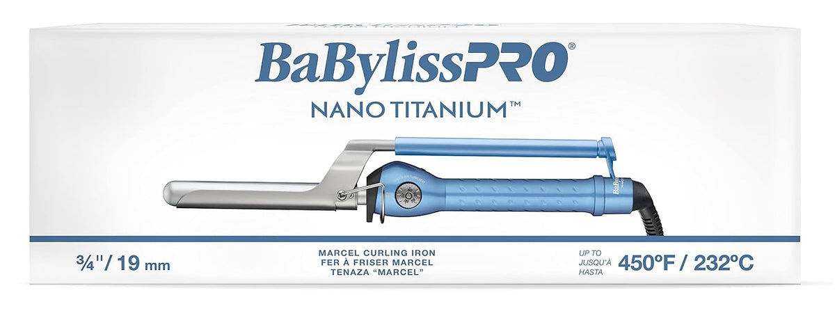 BaBylissPRO Nano Titanium 3/4" Marcel Curling Iron