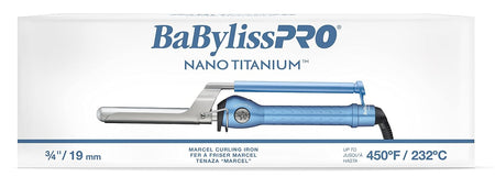 BaBylissPRO Nano Titanium 3/4" Marcel Curling Iron