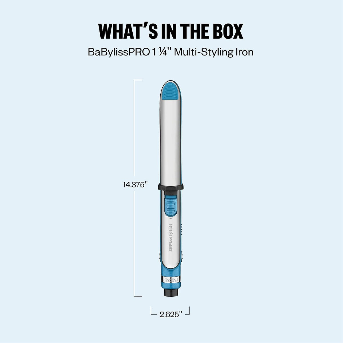 BaBylissPRO Nano Titanium Prima3000 1 1/4" Ionic Styling Iron