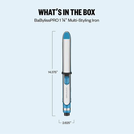 BaBylissPRO Nano Titanium Prima3000 1 1/4" Ionic Styling Iron