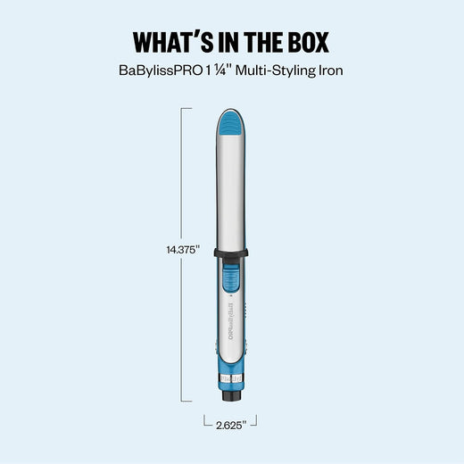 BaBylissPRO Nano Titanium Prima3000 1 1/4" Ionic Styling Iron