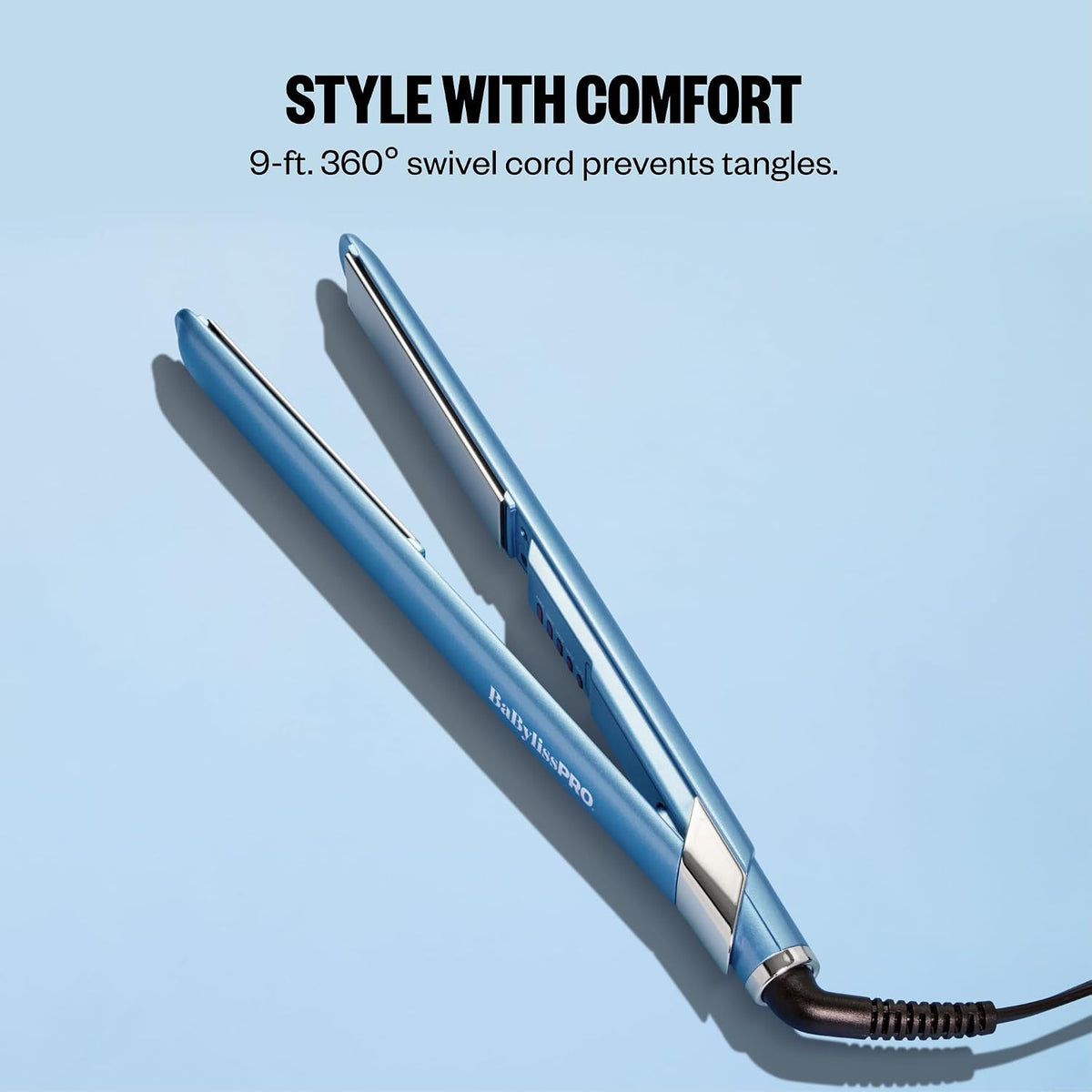 BaBylissPRO Nano Titanium 1" Ultra-Sleek Straightening Iron