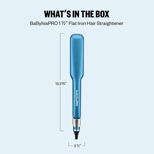 BaBylissPRO Nano Titanium 1.5" Ultra-Sleek Straightening Iron