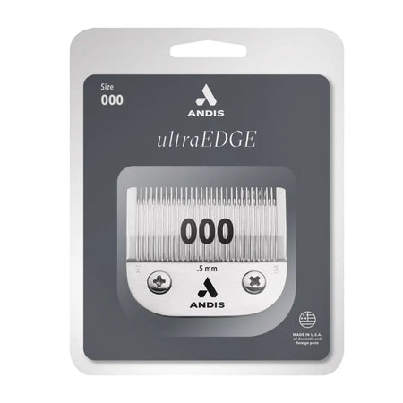 Andis 64073 UltraEdge Detachable Clipper Blade, 0.5mm - Carbonized Steel