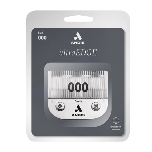 Andis 64073 UltraEdge Detachable Clipper Blade, 0.5mm - Carbonized Steel