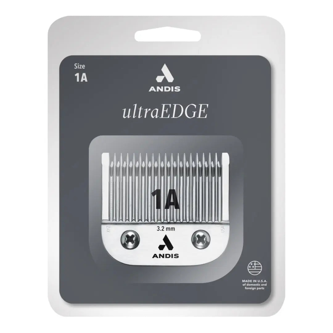 Andis 64205 UltraEdge Detachable Clipper Blade – Size 1A, Carbon-Infused Steel