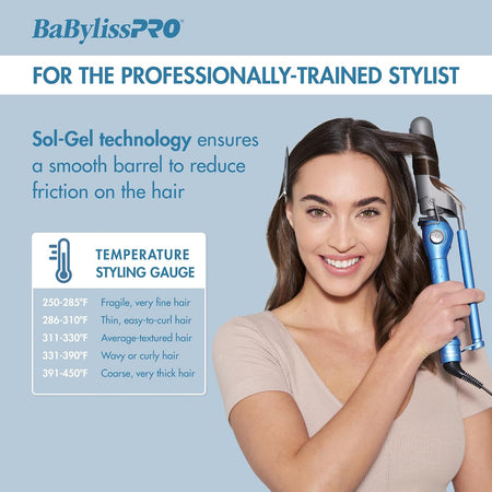 BaBylissPRO Nano Titanium 1 1/4" Marcel Curling Iron