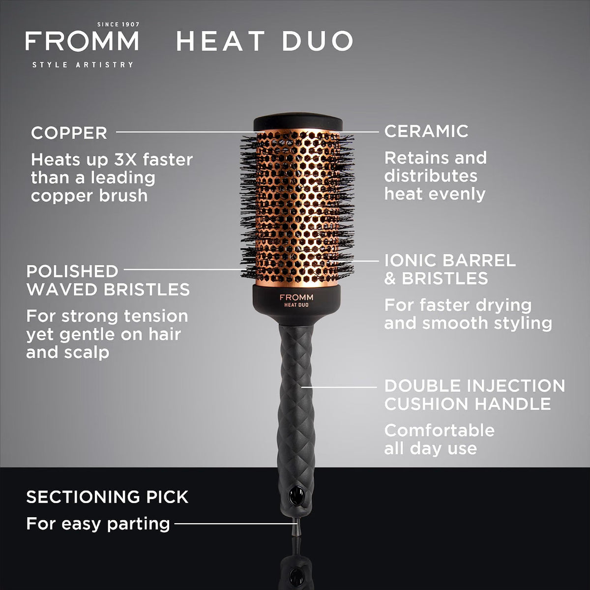Fromm Heat Duo Copper Thermal Round 2" (#NBB021)