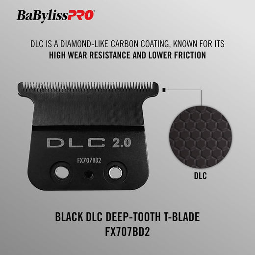 BaBylissPRO DLC 2.0 Deep-Tooth T-Blade Replacement Trimmer Blade